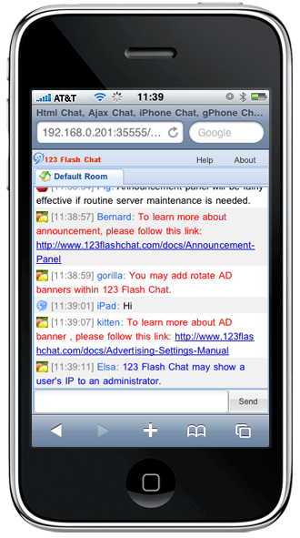 123 Flash Chat Version 9 1 Demo